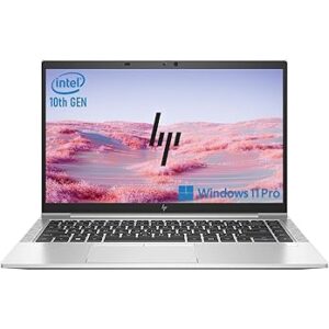 HP EliteBook 840 G7 Ordinateur portable 14" FHD, Core i5-10310U, 16 Go de RAM DDR4, SSD de 256 Go, Clavier rétroéclairé, HDMI, Windows 11 Pro