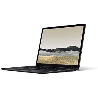 Microsoft Surface Laptop 3 - Écran tactile 13,5 pouces - Intel Core i7 - 16 Go de mémoire - Disque SSD 256 Go - Noir mat